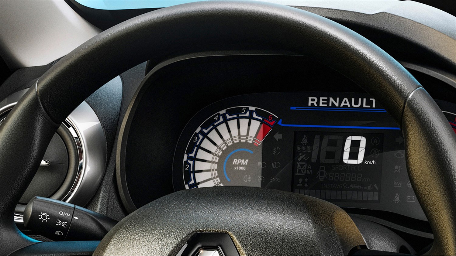 LCD cluster - Renault Kwid