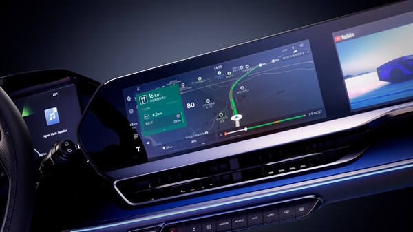 Renault Filante - central display