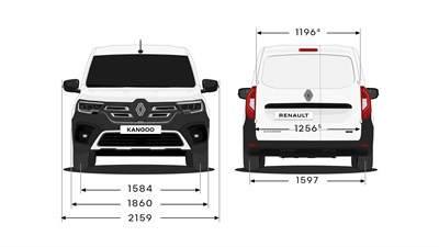 Renault Kangoo Van E-Tech 100% electric - dimensions