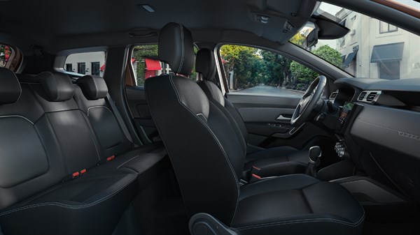 Renault DUSTER - Design intérieur - banquette arrière rabattable 1/3-2/3 