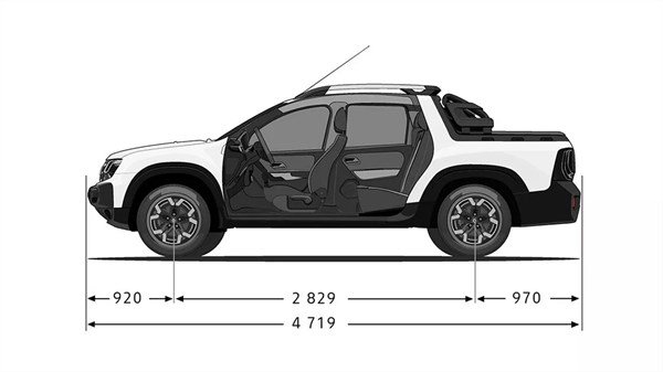 Dimensiones Nueva Oroch